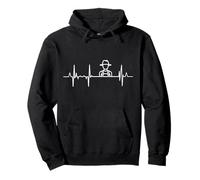 Farming Heartbeat Farm Owner Heart Rate Pullover Hoodie