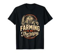 Farming is My Therapy Farm Life Rancher T-Shirt