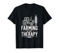 Farming is My Therapy Farm Life Rancher T-Shirt