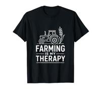 Farming is My Therapy Farm Life Rancher T-Shirt
