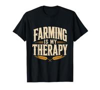 Farming is My Therapy Farm Life Rancher T-Shirt