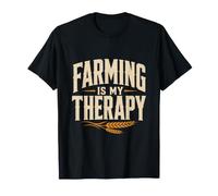 Farming is My Therapy Farm Life Rancher T-Shirt