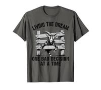 Farming Life Wild Funny Goat Mom Farm One Choice At Time T-Shirt