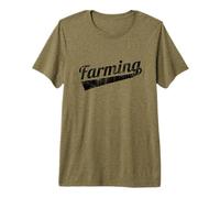 Farming Ranching Agriculture Field Premium T-Shirt