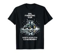 Farming Sim IRL | Legendary Mode Pixel Art Design T-Shirt