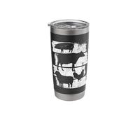 Farming Sketch Peasant Husbandry Stainless Steel Insulated Tumbler