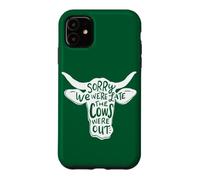 Farming Sorry We're Late The Cows Were Out Funny Farmer Case for iPhone 11