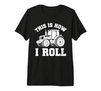 Farming This is How I Roll Funny Tractor Lover Men Boys Premium T-Shirt