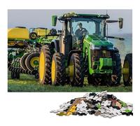 Farming Tools Tractors 1000-Piece Jigsaw Puzzle cardboard Jigsaw Puzzles for Adults Ideal for Teenagers & Collectors, Travel Gift, Family Activity 26X38CM/10.23x14.96inch