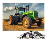 Farming Tools Tractors 1000-Piece Jigsaw Puzzle Wooden Jigsaw Puzzles for Adults Ideal for Teenagers & Collectors, Travel Gift, Family Activity 50x75CM/19.68x29.52inch