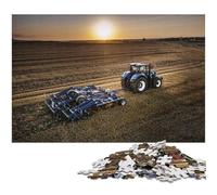Farming Tools Tractors 1000 Piece Puzzle Jigsaw Puzzles DIY Decoration, Brain Challenge, for Adult, Family, 50x75CM/19.68x29.52inch