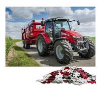 Farming Tools Tractors 1000 Piece Puzzle Jigsaw Puzzles DIY Decoration, Brain Challenge, for Adult, Family, 26X38CM/10.23x14.96inch