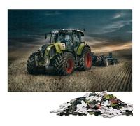 Farming Tools Tractors 1000 Piece Puzzle Wooden Jigsaw Creative Family Game & Home Decor, for Teenagers 50x75CM/19.68x29.52inch