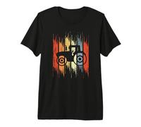 Farming Tractor 80s Look Peasant Farmland Premium T-Shirt