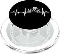 Farming Tractor Heart Rate Peasant PopSockets PopGrip for MagSafe