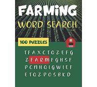 Farming Word Search | 100 Puzzles (vol.1): Brain Games for adults and kids