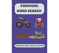 Farming Word Search: 55 Easy Word Search Puzzles About Farming & Country Living | 6x9 inches, 110 Pages | Fun Gift for Teens, Adults & Seniors