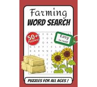 Farming Word Search Book: 110 Pages of Word Puzzles About Animals, Crops & Farm Life (6×9 in)