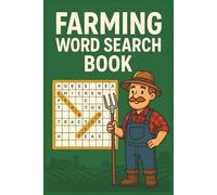 Farming Word Search Book: A Fun Collection of Farm-Themed Word Search Puzzles for Kids, Adults & Seniors - With Solutions!| 6x9 inches, 100 pages | ... Gift for Vacations, Holiday and Free Times