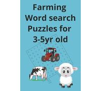 Farming Word Search for 3-5 year olds