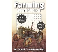 Farming Word Search: Fun Farm Themed Brain Teaser Puzzle Book in Large Print for Every Generation (Puzzle Quest)