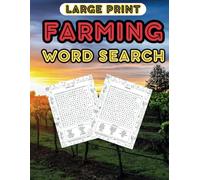 Farming Word Search: Large Print Puzzle Book