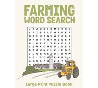 Farming Word Search Large Print Puzzle Book: Farm Life Word Wordsearches - The LARGEST PRINT Word Search Game for Adults, Seniors, Kids...(Activity Book)