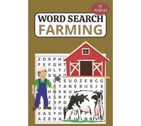 Farming Word Search Puzzle Book: 55 Fun Puzzles About Farming, Barns, Animals, Corn & More | Perfect Gift for Travel Lovers, Vacations & Free Time