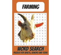Farming Word Search Puzzle Book: Word Search Puzzle Book with Easy-to-Read Print - Farm Life, Animals, Barns & More | 55 Fun Puzzles | 6x9 Inches, 110 ... for Vacations, Holidays & Relaxing Free Time