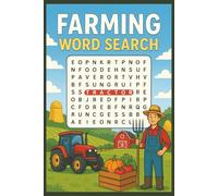 Farming Word Search Puzzle Book: Word Search with Easy to Read print about Farming, Animal, Nature and more | 6x9 inches, 110 pages | 50+ puzzles... Gift for vacations, Holidays and free times.