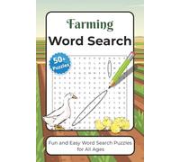 Farming Word Search Puzzle Book: Word Search with Easy to Read Print about Farming, Ranching ,Animals and More | 6x9 inches, 110 pages | 50+ Puzzles Gift for Free Time, Vacation, Christmas