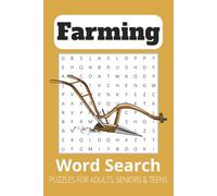 Farming Word Search Puzzle Book: Word Search with Easy to Read Print about Plants, Animals, Equipment and More | 6x9 inches, 110 pages | 50+ Puzzles ... Gift for Vacations, Holidays and Free Times