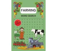 Farming Word Search Puzzle Book: Word Searches with Easy to Read Print about Farming, Agriculture, Gardening and More | 6x9 inches, 110 pages | 50+ ... Gift for Vacations, Holidays and Free Times