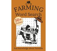Farming Word Search Puzzle Book: Word Searches with Easy-to-Read Print about Farming, Animals & Country Life | 6x9 inches, 106 pages | 50+ Puzzles | Gift for Farmers, Kids, and Nature Lovers