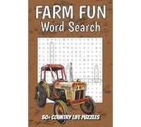 Farming Word Search Puzzle Book: Word Searches with Easy-to-Read Print about Farming, Animals & Country Life | 6x9 inches, 106 pages | 50+ Puzzles | Great Gift for Farmers, Kids, and Nature Lovers