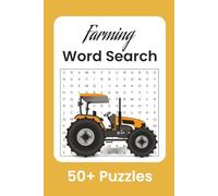 Farming Word Search Puzzle Book: Word Searches with Easy to Read Print about Farming, domestic Animals, and More / 6x9 inches, 110 Pages / 55+ Puzzles ... Gift for Vacations, Holidays and Free Times