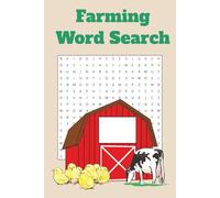 Farming Word Search Puzzle Book: Word Searches with Easy To Read Print about Farming, Farm Life, Farming Agriculture and More | 6x9 inches, 110 pages ... Gifts for Vacations, Holidays and Free Times