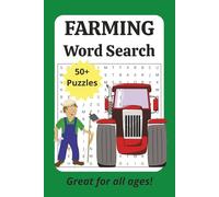 Farming Word Search Puzzle Book: Word Searches with Easy to Read Print about Farming, Farmers, and Ranching | 6 x 9 inches, 110 pages | 50+ Puzzles | Great Gift for Traveling, Holidays, and Free Time