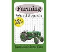 Farming Word Search Puzzle Book: Word Searches with Easy to Read Print about Homesteading, Agriculture, Rural Life and More|6x9 inches, 110 Pages|50+ ... for Vacation, Holidays and Free Times.