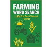 Farming Word Search Puzzle Book: Word Searches withEasy to Read Print about Farming, Tractors, seed and More | 6x9 inches, 110 pages | 50+ Puzzles...Gift for Vacations, Holidays and Free Times