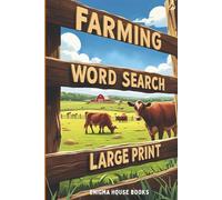 Farming Word Search: Word Searches with Easy to Read Print about Farm Life, Animals and More | 6x9 inches, 110 pages | 50+ Puzzles... Gift for Vacations, Holiday and Free Times