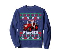 Farming Xmas Matching Family Ugly Farmer Tractor Christmas Sweatshirt