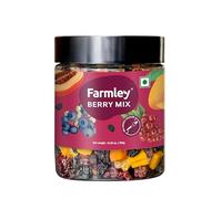 Farmley Berry Mix 8-in-1 Mixed Berries Black Raisin, BlackCurrant, Peach, Papaya, Mango, Blueberry, Strawberry, Cranberry 10.5 oz