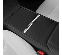 Farmogo Center Console Wrap Kit for Tesla Model 3 (Highland) 2024 2025 and Model y Juniper Accessories Console Cover Interior Decoration Wrap Kit(Black)