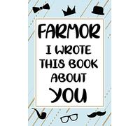 Farmor I wrote this book about you cute fill in the blank book gift for Farmor: what I love about Farmor book, father's day personalized gift for ... / christmas notebook journal for Farmor
