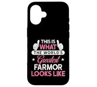 Farmor Shirt Gift: World's Greatest Farmor Case for iPhone 16