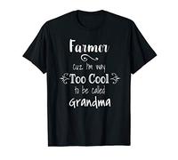 Farmor Too Cool To Call Grandma Danish Swedish Grandmother T-Shirt