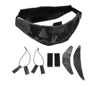 FARMSOLDIER Tactical Vest Universal Collar Neck Protection,Outdoor Sports Airsoft Neck Guard for JPC FCSK 6094 CPC, Multi-camo Black, S