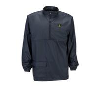 FarmTrak PU Parlour Top Navy Long Sleeve - Extra Extra Large
