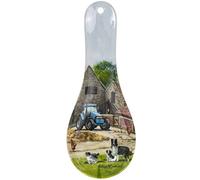 Farmyard Scene Spoon Rest Heat Resistant Kitchen Utensil Spatula Holder Cooking